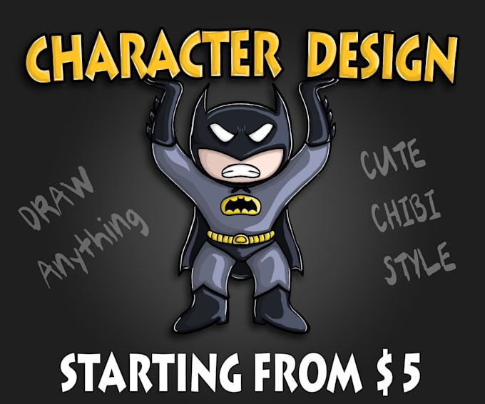 draw simple cartoon character in my art style
