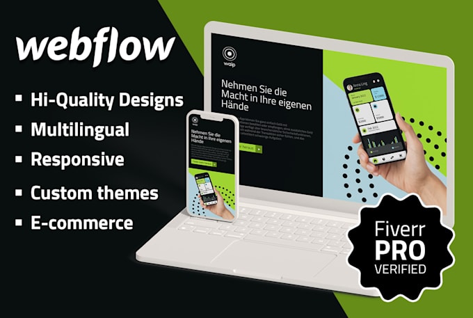 design a webflow website for you