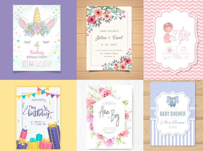 do customized invitation cards