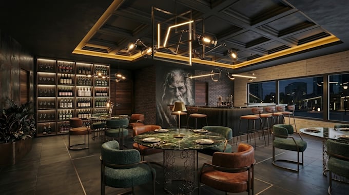 create 3d interior and exterior  using 3ds max and corona