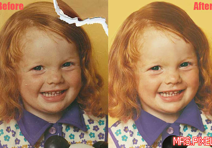 professional edit, restore, enhance or add text to your photo