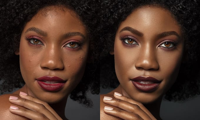 do professional portrait retouching business photo editing