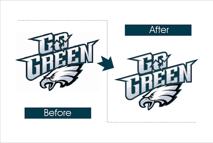 redraw logo vector trace illustration or anything