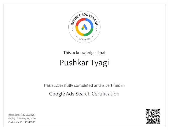 google ads campaign manager specialist for audit, consultation