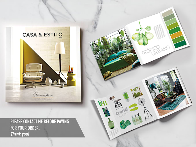 design classic catalog for your products or services