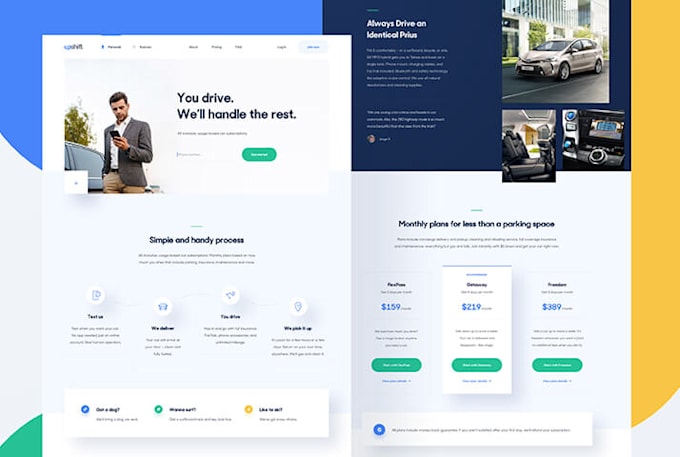do professional wordpress landing page