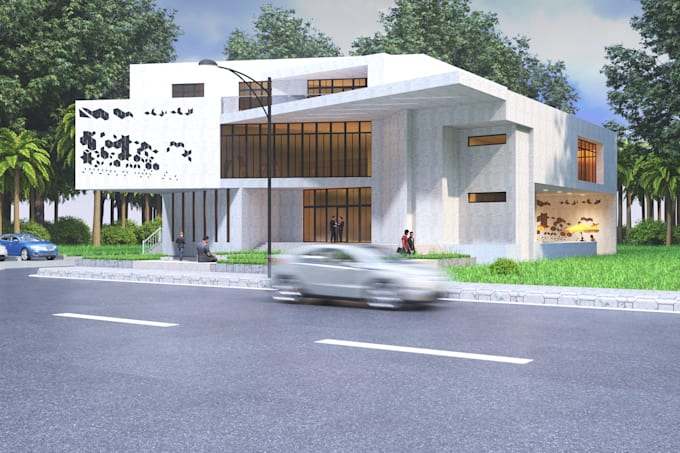 create a realistic exterior render of your home or building