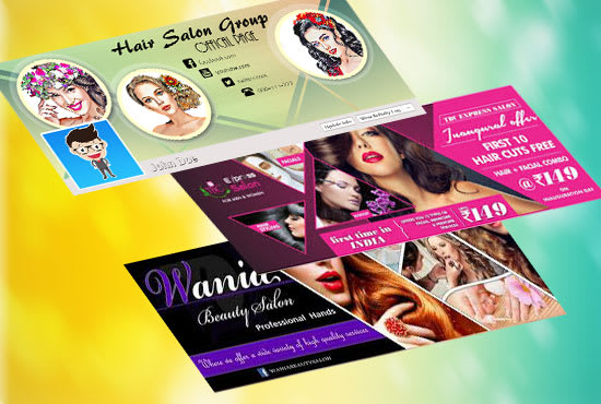 design facebook and youtube cover for your business