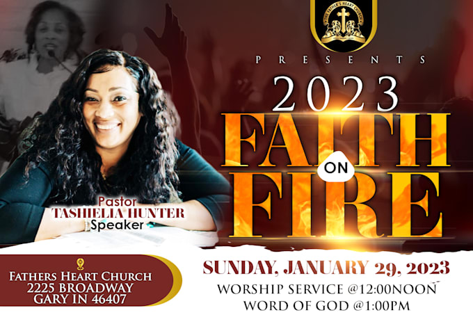 design a magnificent church, business and event flyer