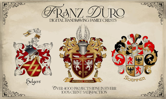 design luxury regal heraldic family crest coat of arms logo