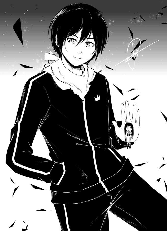 Draw A Black And White Character By Darimimpiburuk Fiverr Draw A Black And White Character By Darimimpiburuk Fiverr