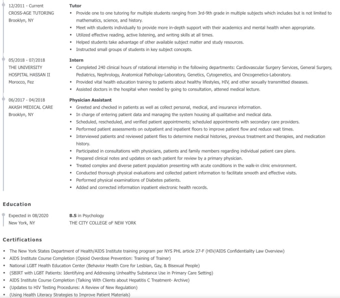 Create Resume And Cover Letter For Professional Job Or Other By Mdarif0411