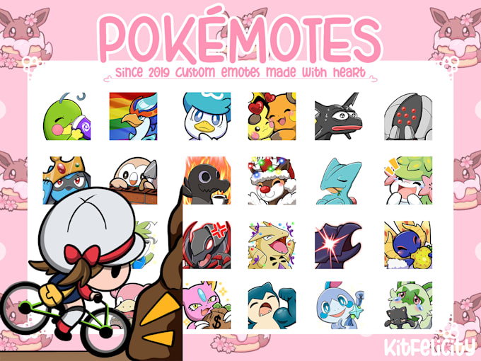 create custom pokemon twitch and discord emotes