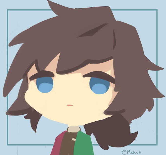 Draw chibi icon matching by Memoyupz | Fiverr