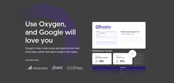 design develop a professional wordpress website with oxygen builder