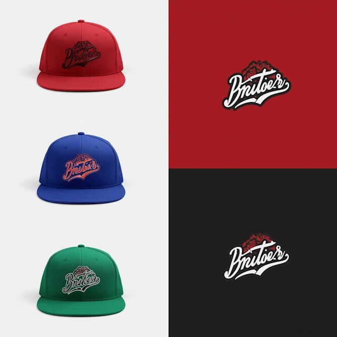 design custom cap and hat logo for you