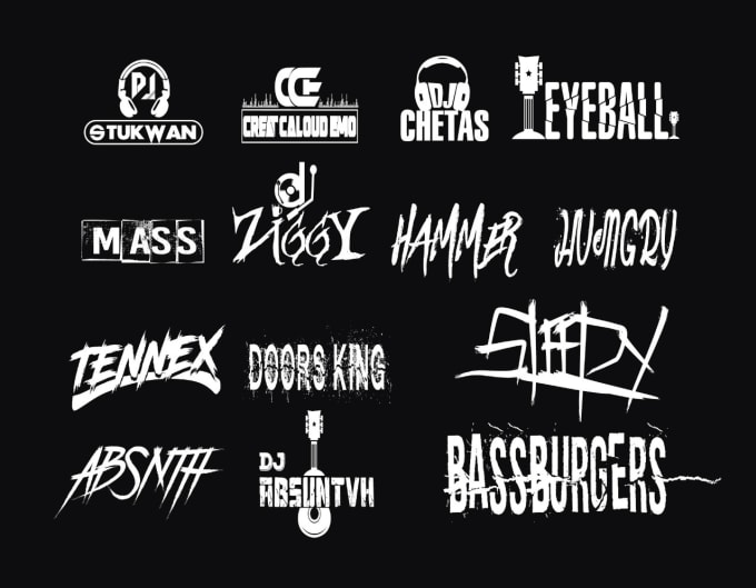 Design music, dj, rock rap,band and brand logo by Sa_brand | Fiverr