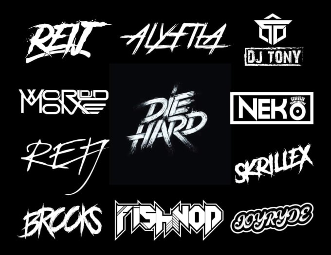 Design dj,music,band,typography logo for you by Lets_designs | Fiverr