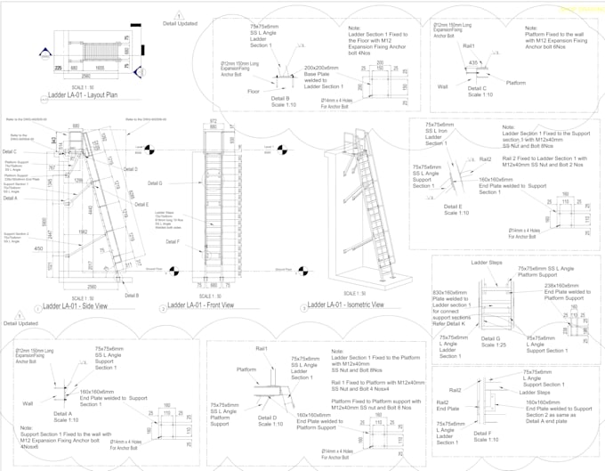 provide general and fabrication engineering drawing