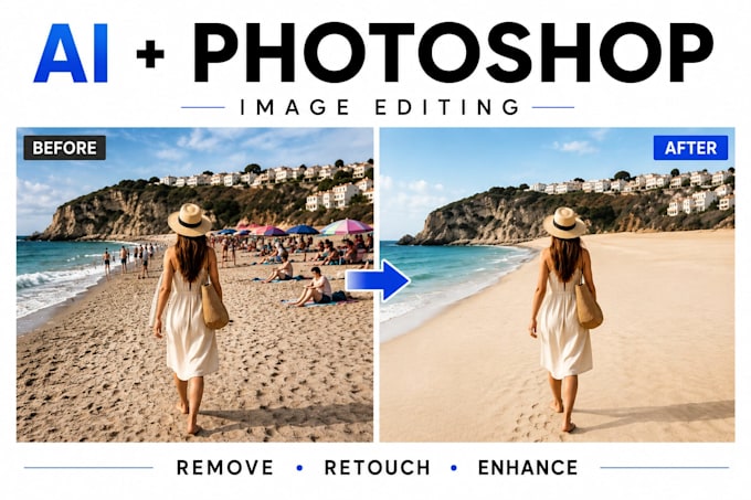 do ai image editing, enhancement and photoshop editing