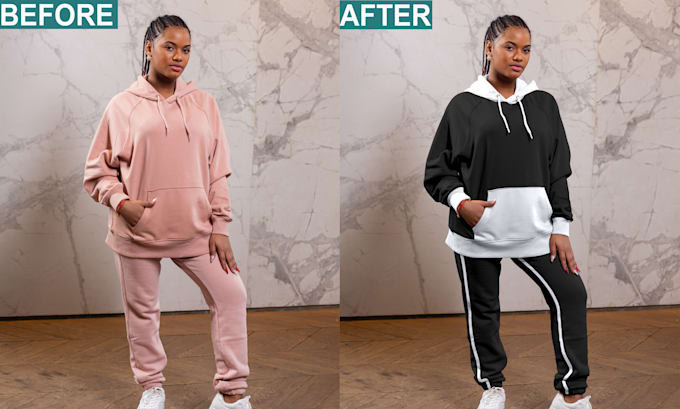 do image recolor, correction, pattern change in photoshop