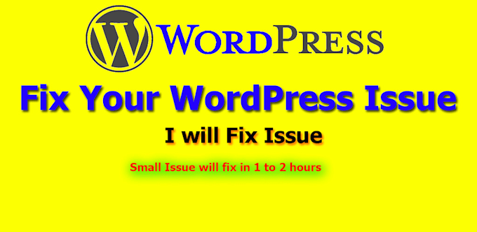 fix wordpress issues, error ,wocommerce or elementor issues