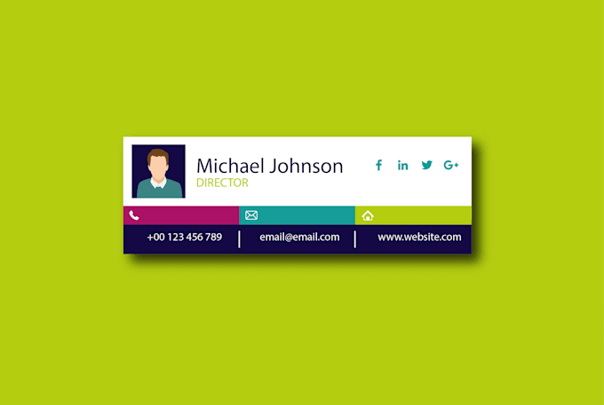 make clickable html email signature