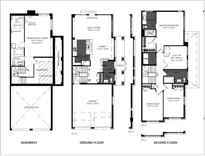 draft architectural and structural drawings in autocad