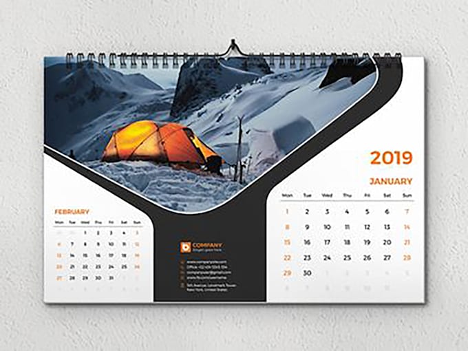 create calendar for new year