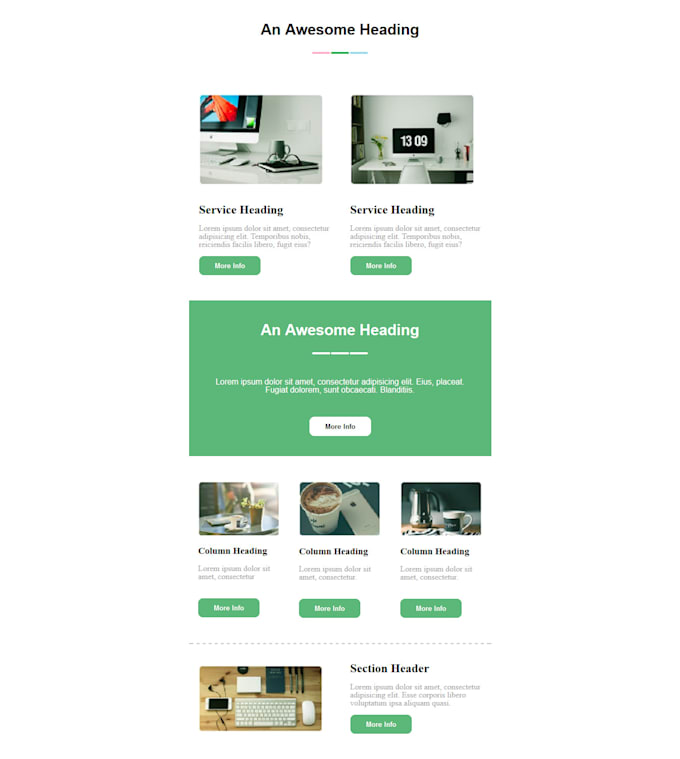 design responsive html email template