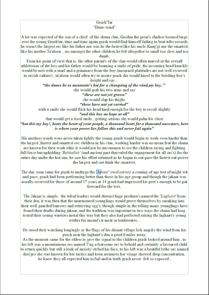 Write a professional backstory for your dnd character by Donbrowrites Fiverr