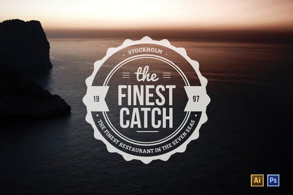design a professional VINTAGE badge logo, 2000px