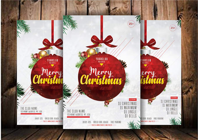 design breath taking holiday flyers for you