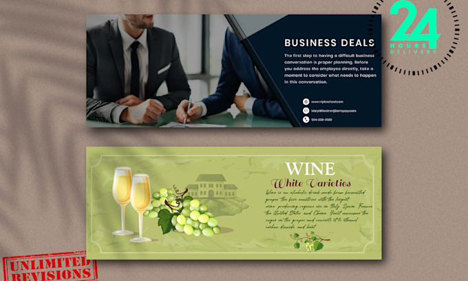 create stylish minimal banner design