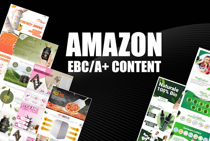design and upload amazon a plus content, ebc, premium a plus