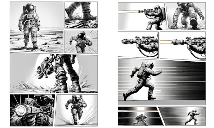 create manga style storyboards for your animated movie or short film
