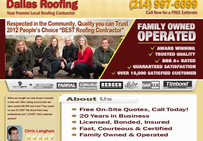 provide Dallas Roofing Services