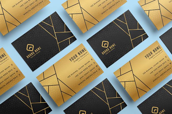 design minimal and professional custom business cards