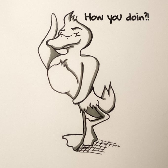 draw cute minimalistic animals that portray your personality