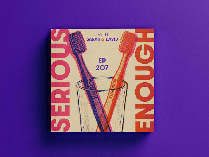 design an awesome podcast cover art