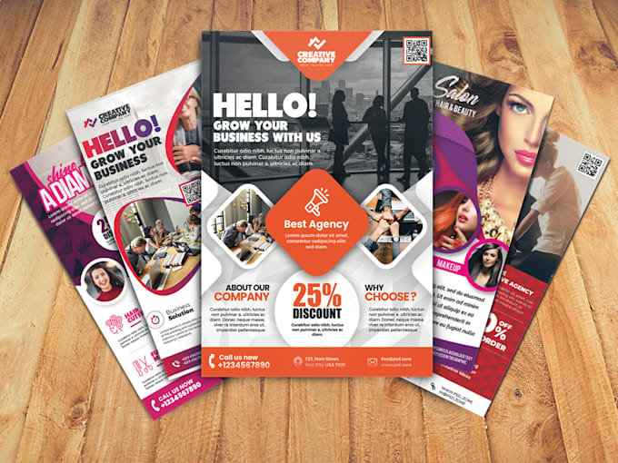 professionally design flyer and poster