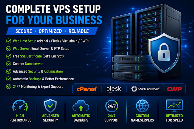setup, secure and optimize your vps or dedicated server