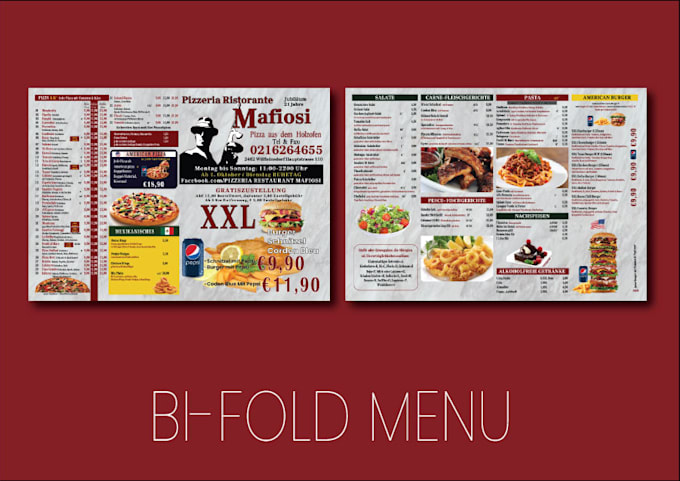 design food menu, restaurant menu and digital menu screen