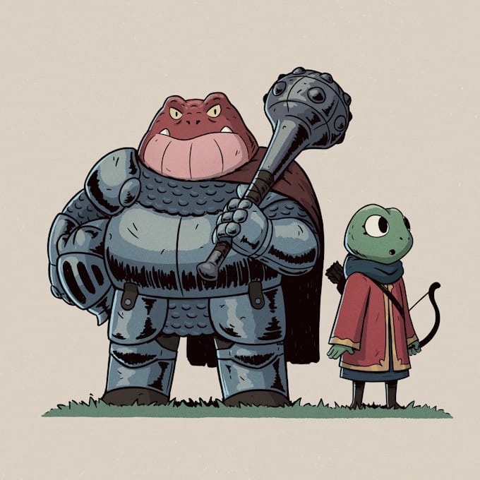 create original characters and illustrations in my style