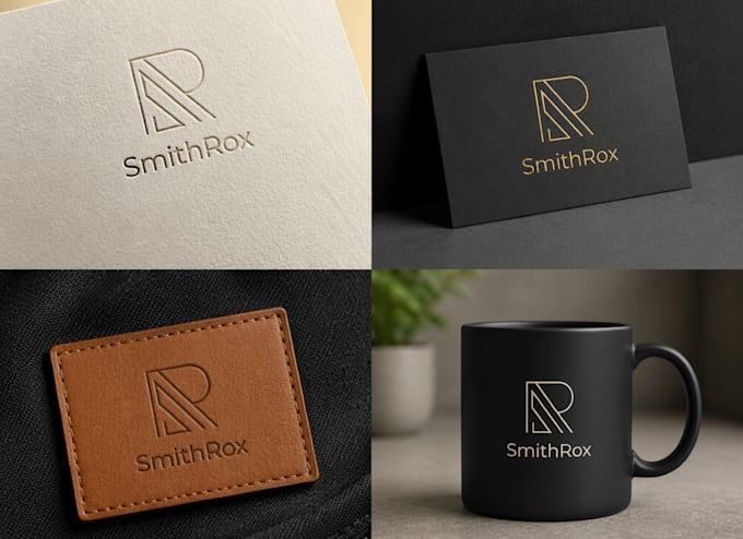 design unique minimalist business logo with premium branding