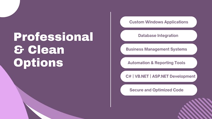 develop custom desktop based business management software for smes
