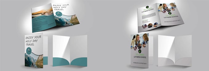 do presentation folder design
