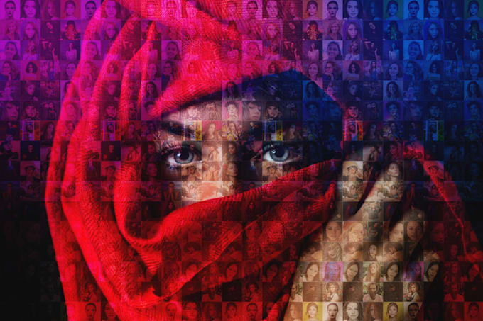 create the perfect photo mosaic or collage for nft