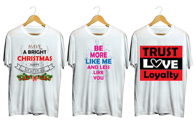 do typographic tshirt designs