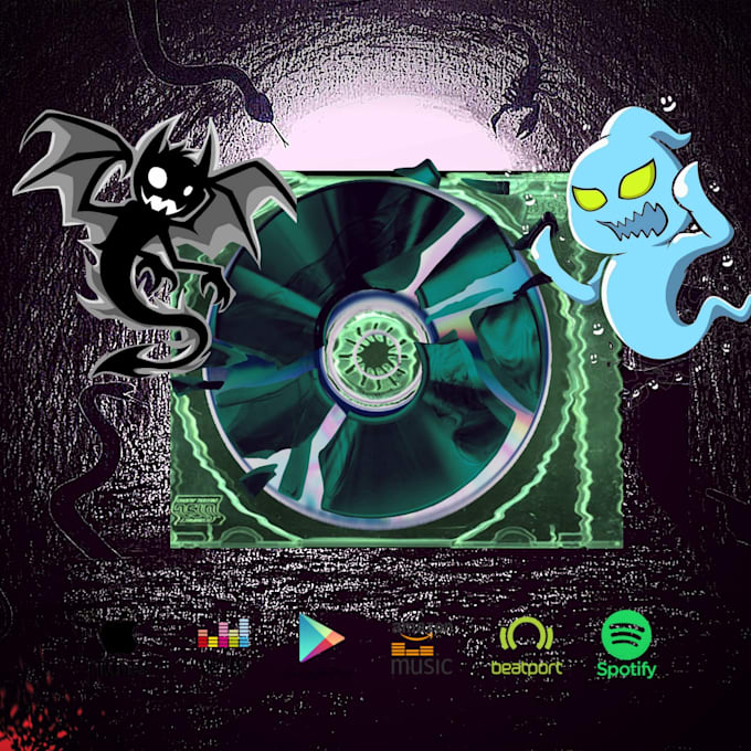 create you a digital edm cd single or album art cover